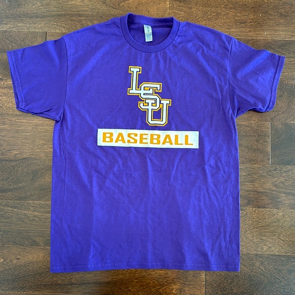 LSU NCAA Baseball Shirt New Never Worn Size Adult Large - Picture 1 of 2